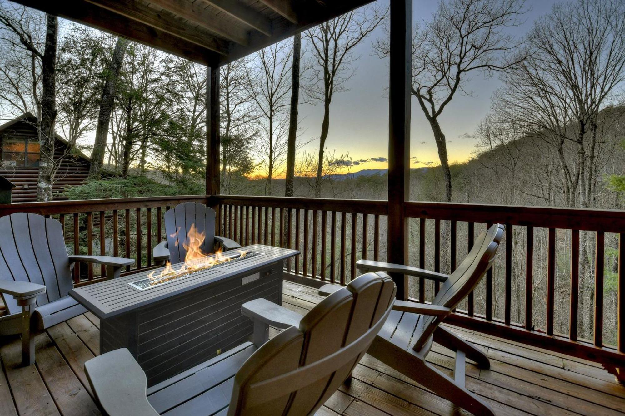 Talking Leaves Hot Tub Firepit And Comfy King Beds Villa Ellijay Bagian luar foto