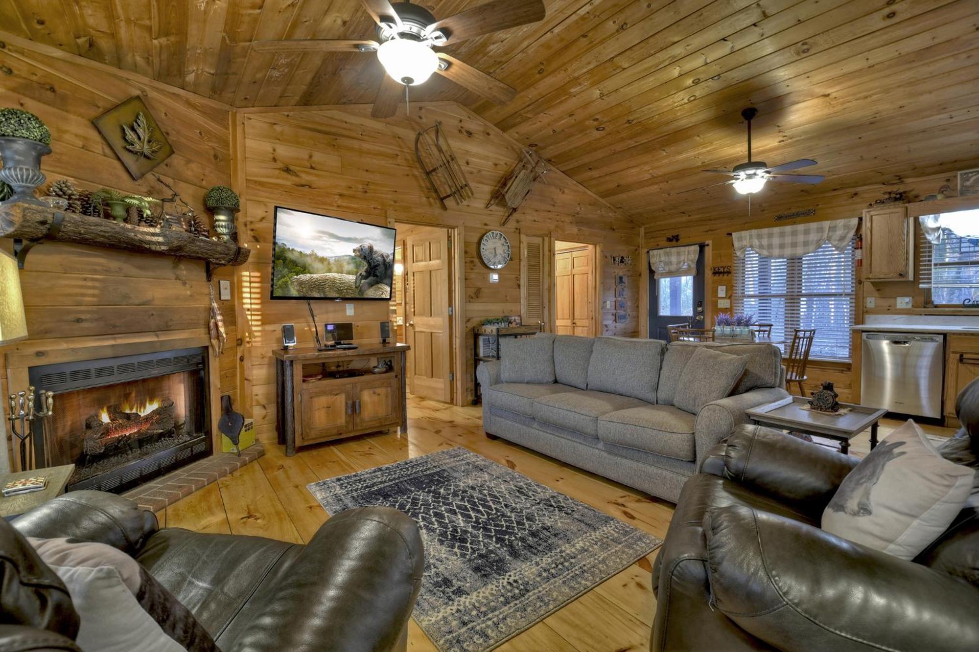 Talking Leaves Hot Tub Firepit And Comfy King Beds Villa Ellijay Bagian luar foto